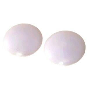 Vintage Light Purple Pastel Plastic Clip-on Statement Earrings Costume Jewelry